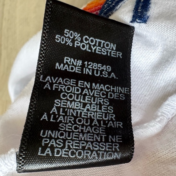 AVIATOR NATION White Black Rock and Roll Racer back Tank Top Size M Medium - Picture 8 of 8